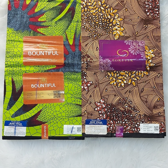 Elegant & stunning African Ankara wax,100% cotton. - Picture 7 of 16